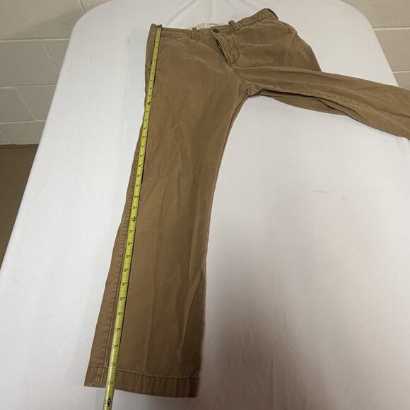 Hollister Classic Straight Khaki Pants Tan Chino Men's Size 28x30 - Picture 11 of 14